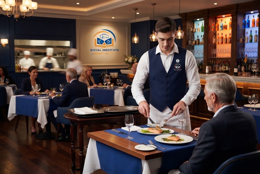 Assistant waiter and waitress training